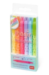 MAGIC HIGHLIGHTERS - SET OF 6 LEGAMI