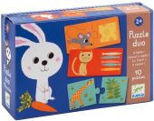 PUZZLE DÚO A COMER! DJECO PUZZLES PIEZAS