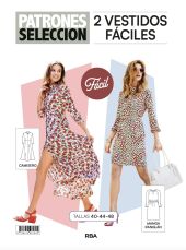 PATRONES SELECCION 2. PATRON DE COSTURA 2 VESTIDOS FACILES