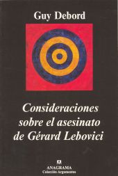 CONSIDERACIONES SOBRE ASESINATO GERARD LEBOVICI