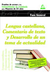 LENGUA CASTELLANA. COMENTARIO DE TEXTO Y DESARROLLO DE UN TEMA DE ACTUALIDAD. PR