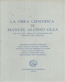 La Obra Científica de Manuel Alonso Olea