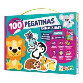 LUDUM - MALETIN 100 PEGATINAS - ANIMALES BABY