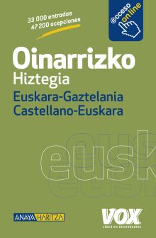 OINARRIZKO HIZTEGIA EUSKARA-GAZTELANIA / CASTELLAN