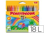 PLASTIDECOR 18 COLORES PLASTIDECOR - BIC