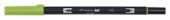 DUAL BRUSH-173 - ROTULADOR TOMBOW DOBLE PUNTA PINCEL. COLOR WILLOW GREEN.
