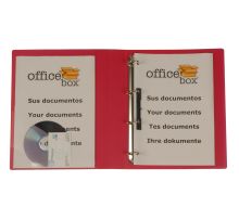 CARPETA 4 ANILLAS TWILL 16MM SUPRA COLORES SURTIDOS SDI - OFFICE BOX