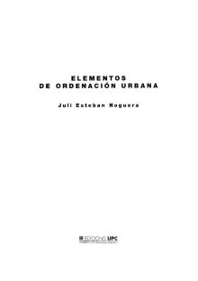 Elementos de ordenación urbana