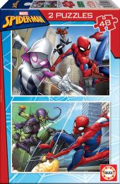 PUZZLE 2X48 SPIDER-MAN FSC(R) EDUCA