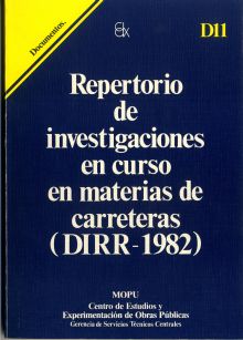 ENCUESTA NACIONAL DE INVESTIGACION DE CARRETERAS 1