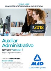 AUXILIAR ADMINISTRATIVO. TEMARIO 1