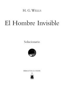 Guía didáctica. El hombre invisible. Biblioteca Teide