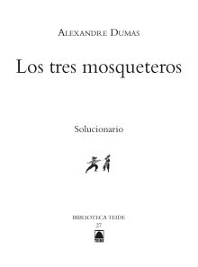 Guía didáctica. Los tres mosqueteros. Biblioteca Teide