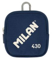 MONEDERO PEQUEÑO MILAN 430 SINCE 1918, AZUL