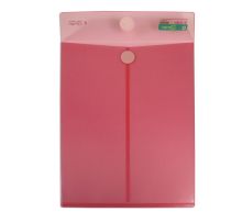 SOBRE VELCRO A4 VERTICAL ROJO