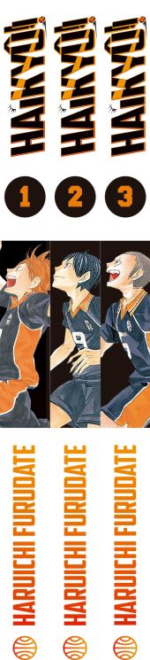 SHONEN STARTER SET HAIKYU!! Nº 1+2+3