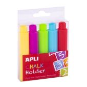 PORTA TIZA  COLORES SURTIDOS