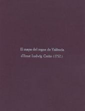 El mapa del regne de València dErnst Ludwig Creite (1752)