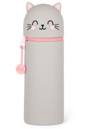 2-IN-1 SILICONE PENCIL CASE - KAWAII - KITTY LEGAMI