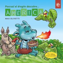 Pascual el dragón descubre América - Libros para niños en letra ligada, manuscri