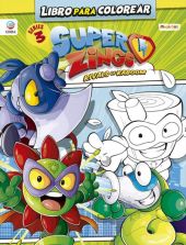 LIBRO PARA COLOREAR SUPERZINGS SERIES 3 - ESPAÑA